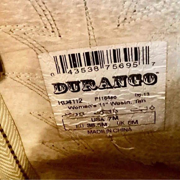 Durango® Women’s WILD TAN Western Boot - Picture 5 of 13